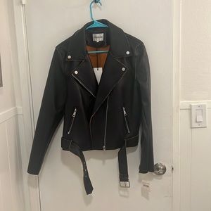 Vigoss Leather Jacket black never worn